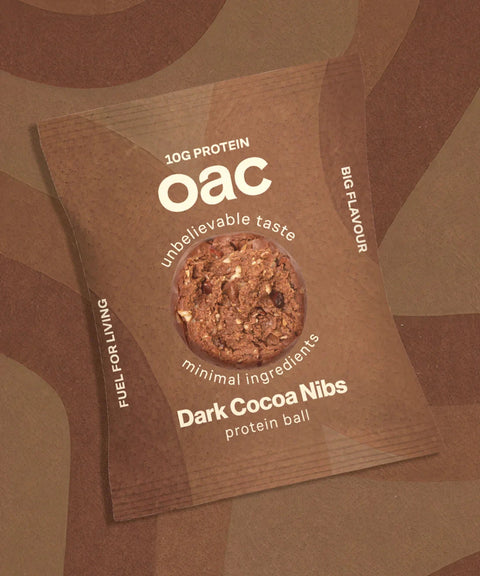 OAC | Dark Cocoa Nibs Protein Ball