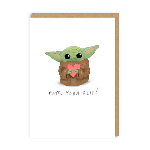 Ohh Deer | Mum, Yoda Best! Greeting Card