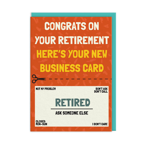 Ohh Deer | Retirement Business Card