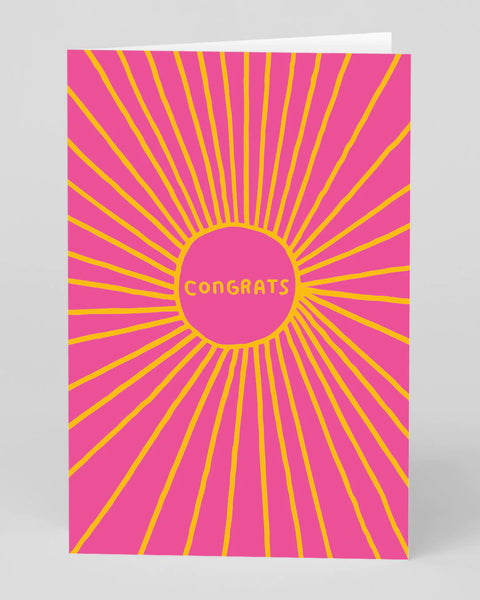 Ohh Deer | Sunburst Congratulations Card