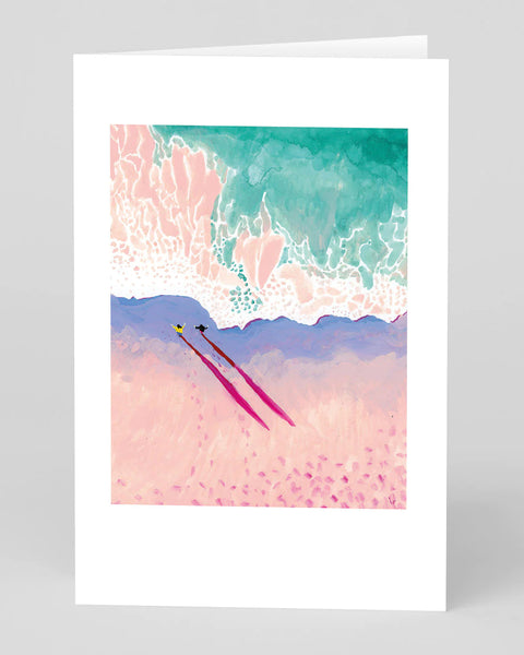 Ohh Deer | Tide Coming In Greeing Card