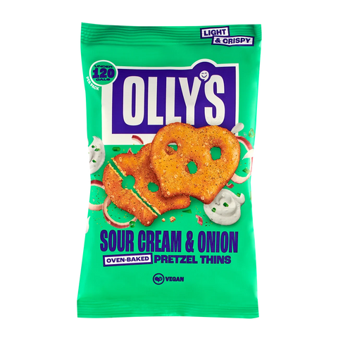 Ollys | Sour Cream & Onion Pretzel Thins