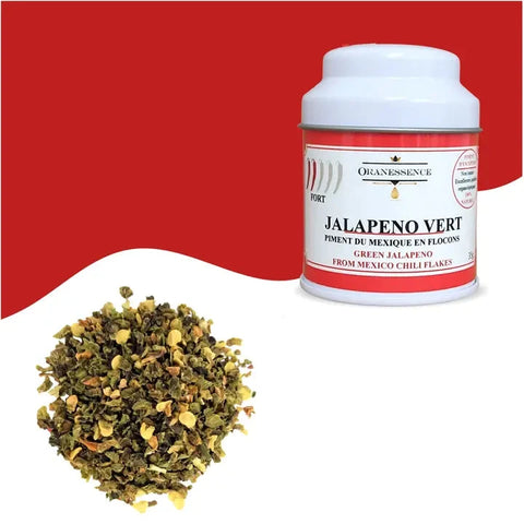 Oranessence | Green Jalapeno Peppers in Flakes - Strong