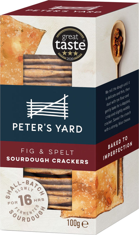 Peter's Yard | Fig & Spelt Sourdough Cracker