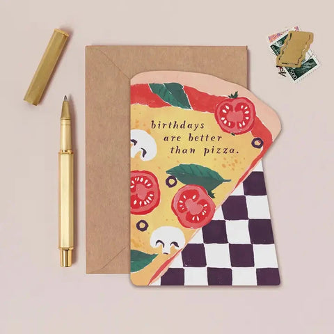 Pizza Slice Birthday Card | Sister Paper Co