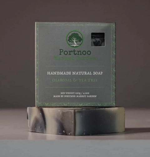 Portnoo Market Garden | Charcoal and Tea Tree Natural Soap