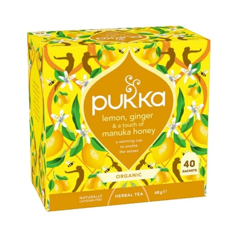 Pukka | Lemon, Ginger & Manuka Honey 40 Bags