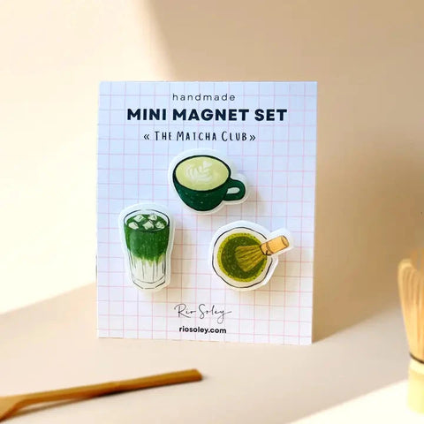 Rio Soléy | Handmade Mini Magnet Set – the Matcha Club