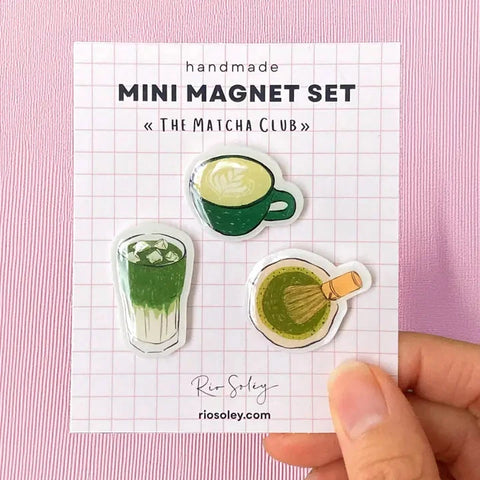 Rio Soléy | Handmade Mini Magnet Set – the Matcha Club