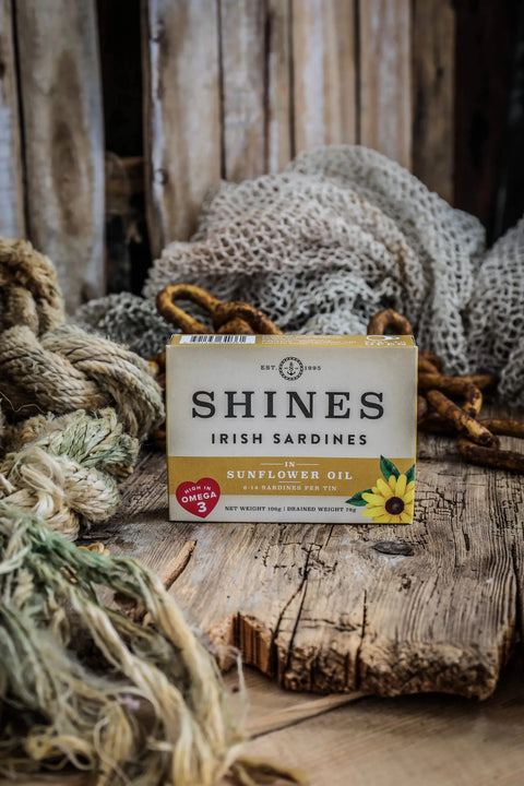 Shines | Wild Irish Sardines in Sunflower Oil