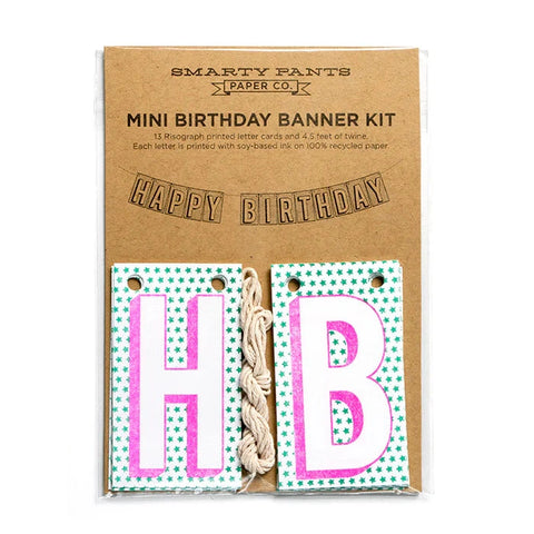Smarty Pants Paper Co | Mini Birthday Banner Kit
