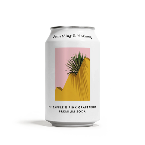 Something and Nothing | Pineapple & Pink Grapefruit Premium Soda