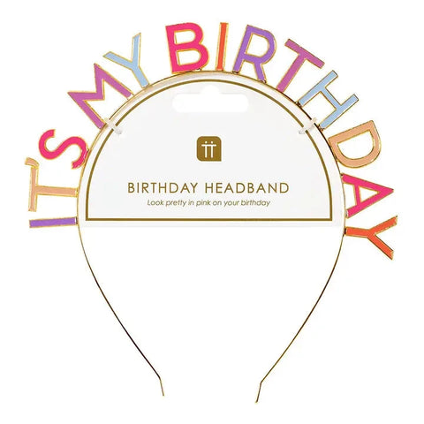 Talking Tables | Rose Pink 'It's My Birthday' Headband