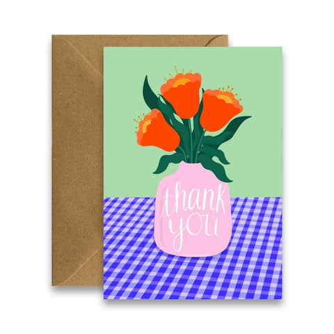 Thank You Vase Card