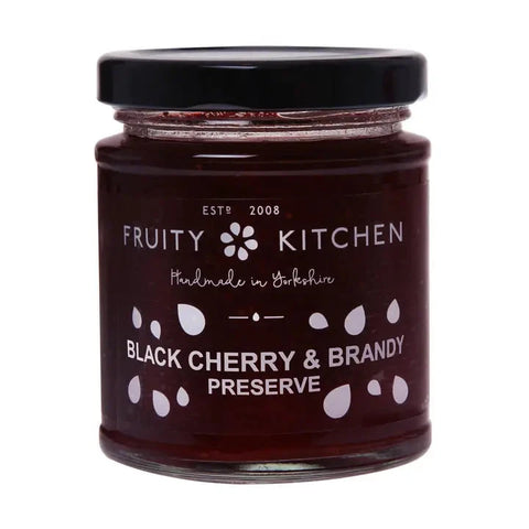 The Fruity Kitchen | Black Cherry & Brandy Preserve