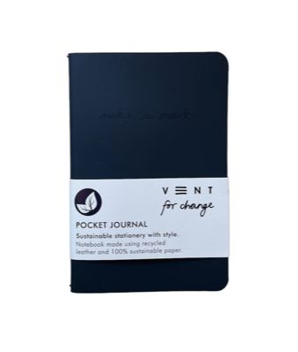 Vent For Change - Pocket Journal Black