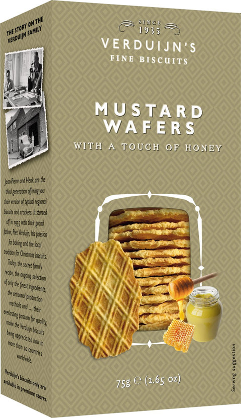 Verduijn's | Mustard Wafers with Honey