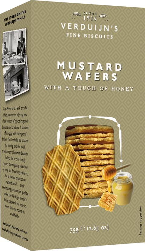 Verduijn's | Mustard Wafers with Honey