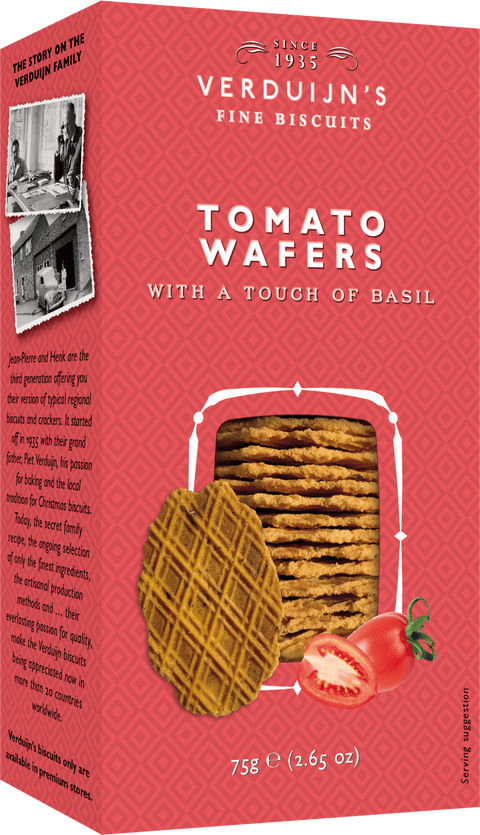 VERDUIJN'S | Tomato Wafers with Basil