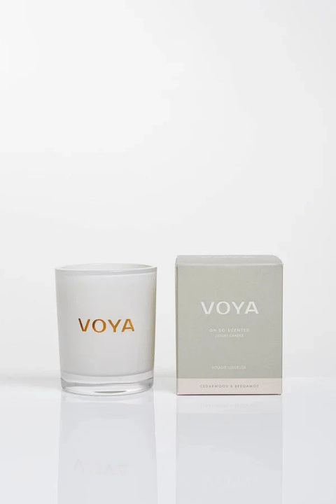 VOYA | Luxury Candle Cedarwood & Bergamot