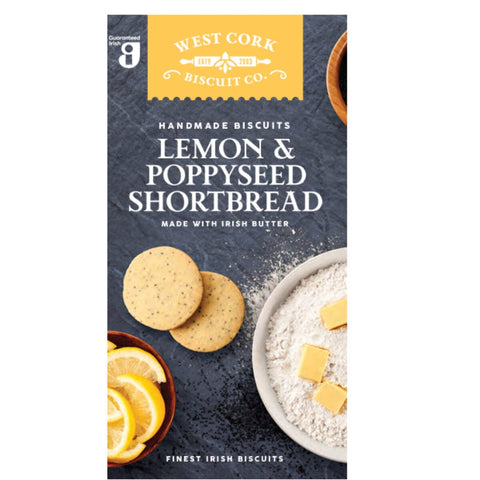 West Cork Biscuit Co | Lemon & Poppyseed Shortbread