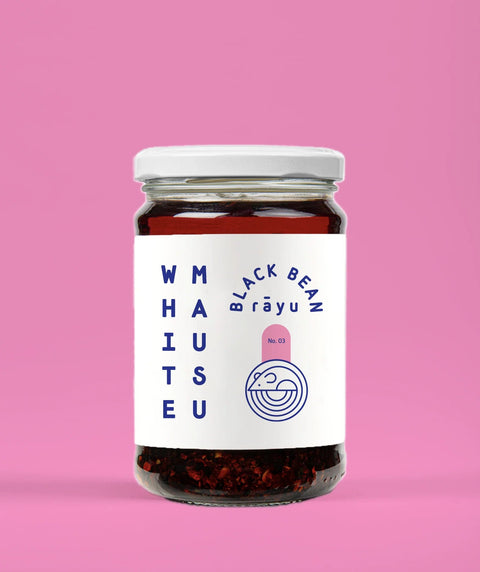 White Mausu | Black Bean Rayu