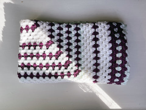 Wool Baby Blanket | Berry Breeze