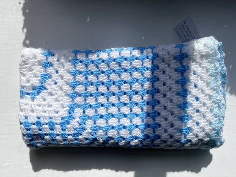 Wool Baby Blanket | Bluebell