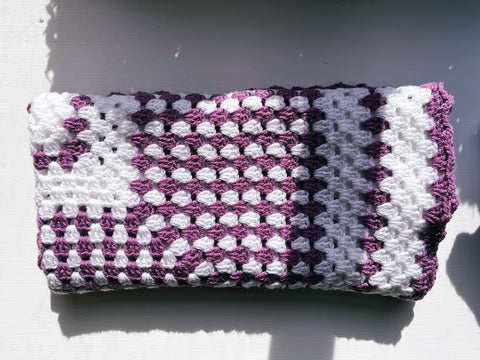 Wool Baby Blanket | Periwinkle Purple