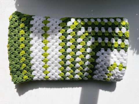 Wool Baby Blanket | Pistachio Pop