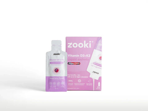 Zooki | Vitamin D 3000IU | 14 Sachets