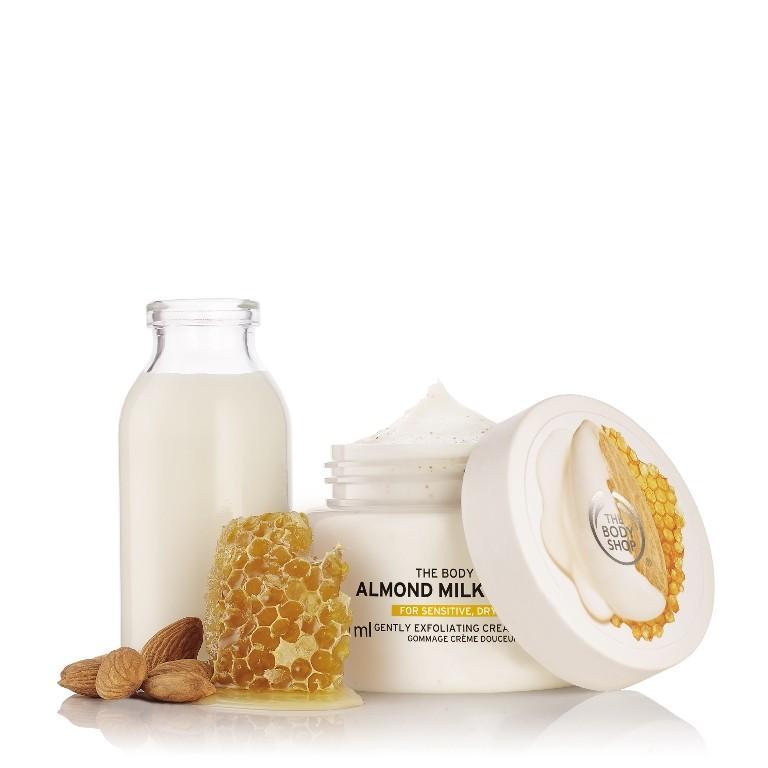 The Body Shop Almond Milk & Honey Body Scrub - Kate's Kitchen