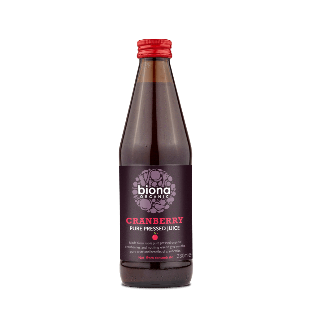 Biona Organic Pure Pressed Cranberry Juice - Kate's Kitchen