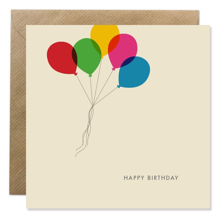 "Birthday Balloon" Gift card - Kate's Kitchen