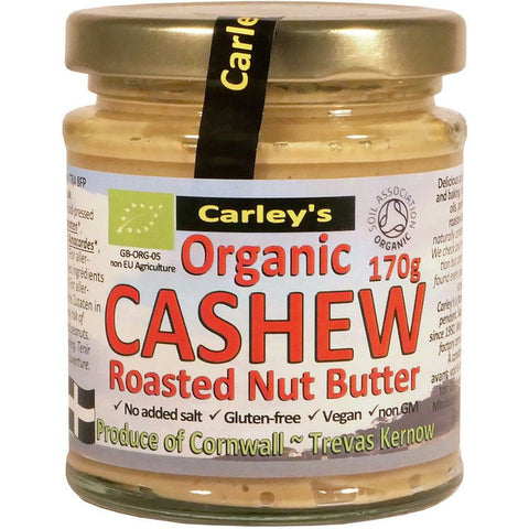 Carleys | Organic Cashew Roasted Nut Butter 170g