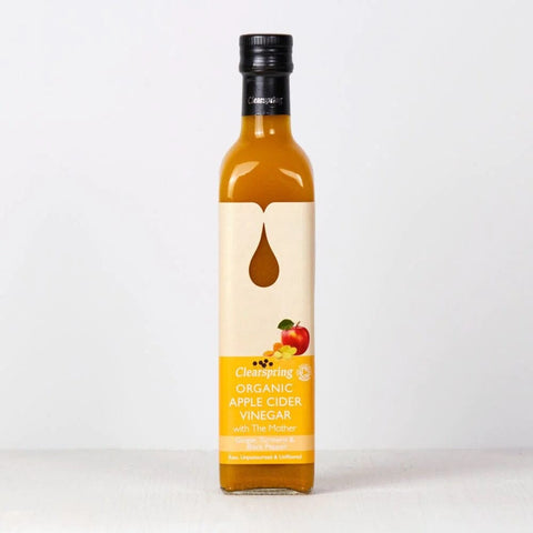 Clearspring | Apple Cider Vinegar - Ginger, Turmeric & Black Pepper