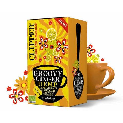 Clipper | Groovy Ginger, Hemp, Lemongrass & Ginger Organic Infusion Tea