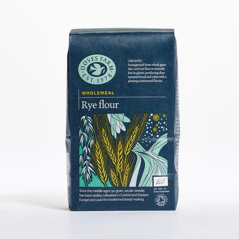 Doves Wholemeal Rye Flour (Org) - Kate's Kitchen