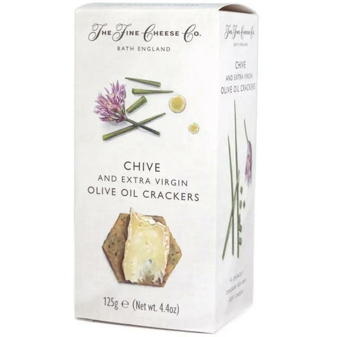 Fine Cheese Co. | Chive and Extra Virgin Olive Oil Crackers