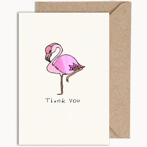 Thank You Flamingo | WeirdWaterColours Gift Card