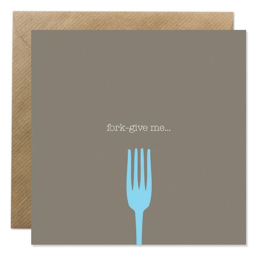 "Fork Give Me" Gift card - Kate's Kitchen