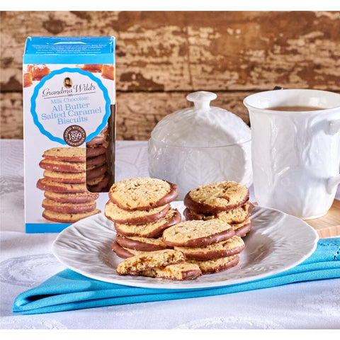 Grandma Wilds | Milk Chocolate All Butter Salted Caramel Biscuits