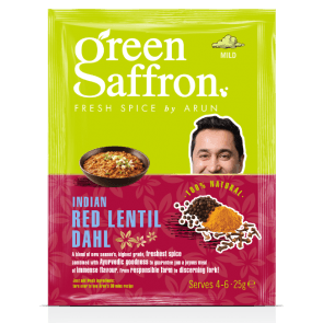Green Saffron Red Lentil Dahl - Kate's Kitchen