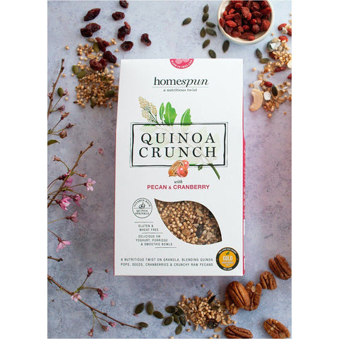 Homespun Quinoa Crunch | Pecan & Cranberry