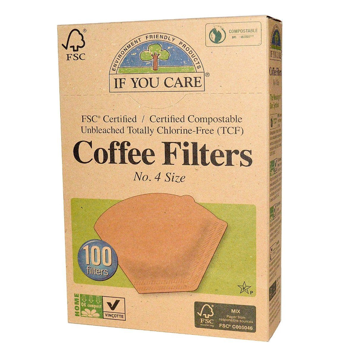 If You Care - Coffee Filters Size 4 - Kate's Kitchen