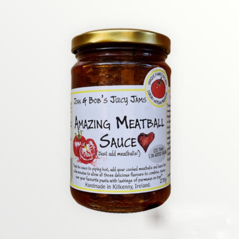 Joan & Bob's Juicy Jams | Amazing Meatball Sauce