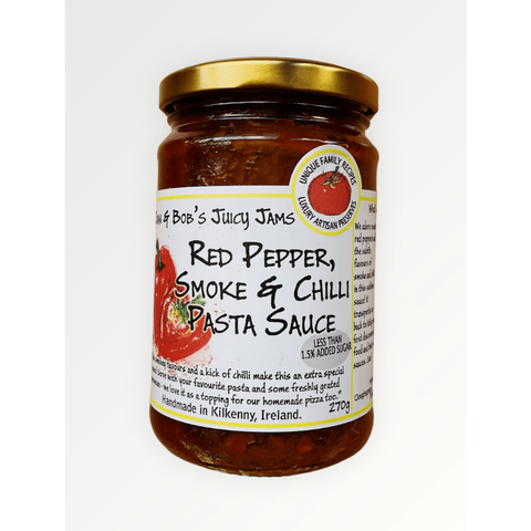 Joan & Bob's Juicy Jams | Red Pepper, Smoke & Chilli Pasta Sauce