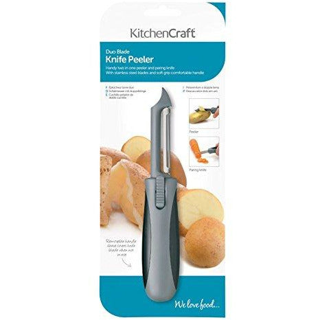 Kitchen Craft 2 in 1 Peeler Knife - Kate's Kitchen