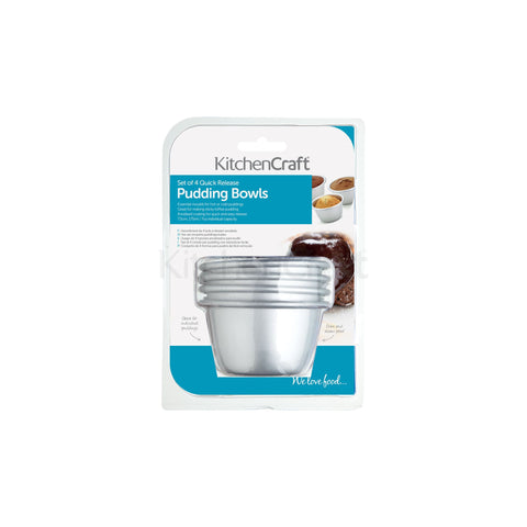 Kitchen Craft 4 Pudding Molds - Kate's Kitchen