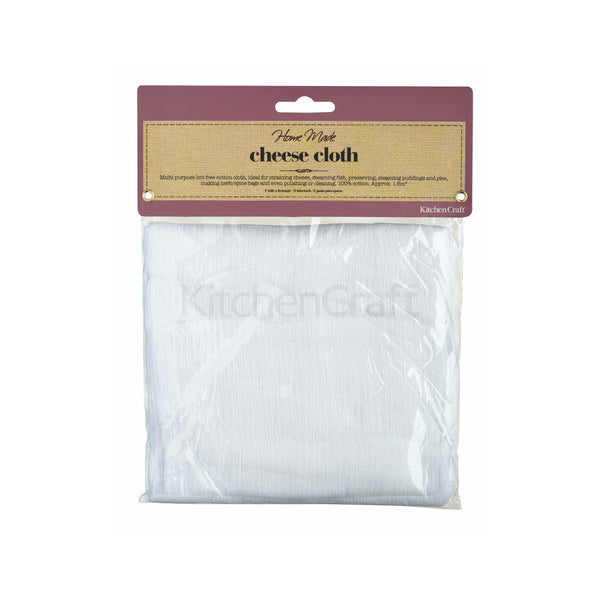 KitchenCraft Butter Muslin Cloth for Straining, Cotton, 90 cm - Little  Green Shop - Ireland's One stop eco shop, chemical free, natural, plastic  free products